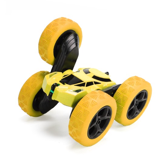 ZHONGYI STUNT CAR 828A ROCK CRAWLER 360 DEGREE FLIP TOY YELLOW